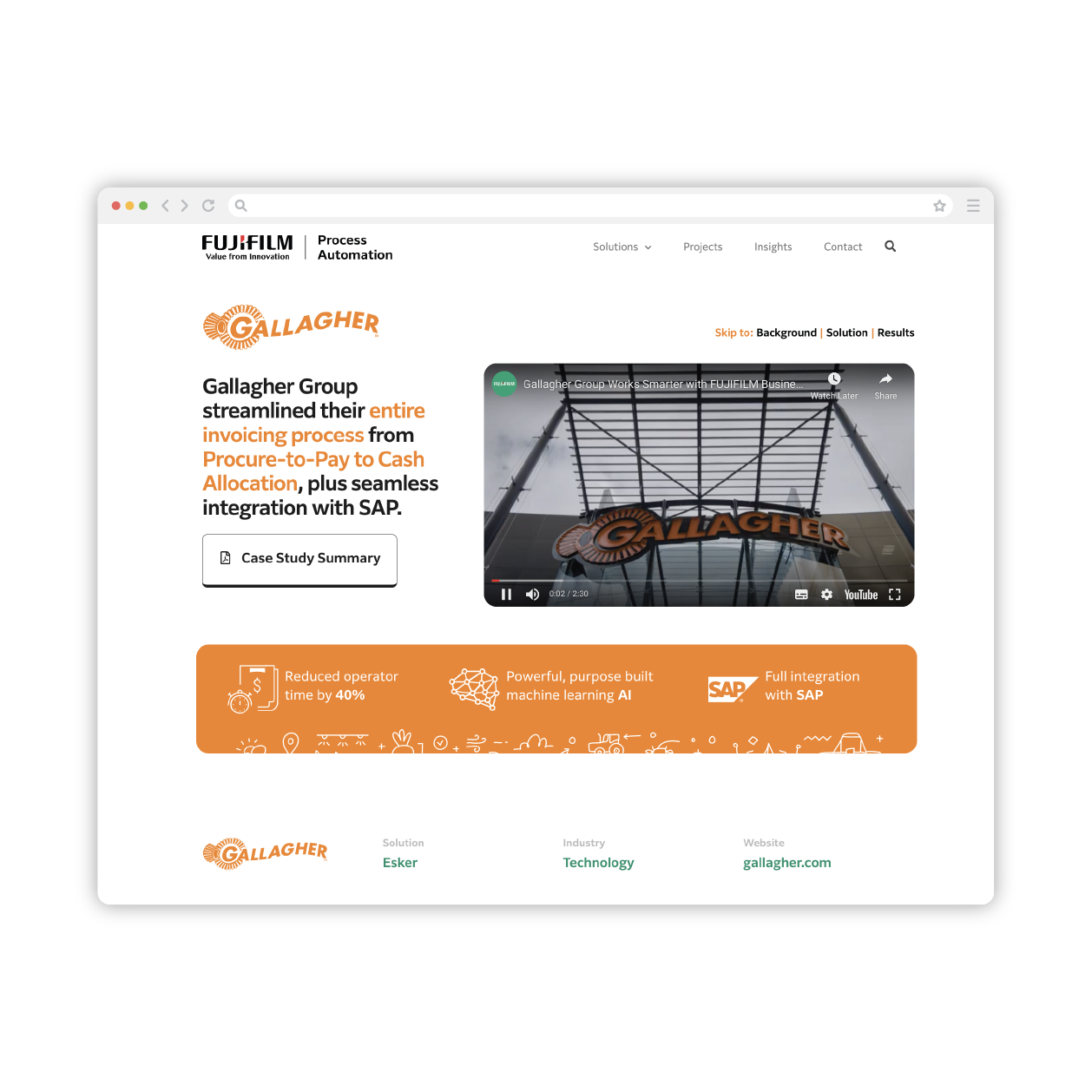 FUJIFILM Customer case study