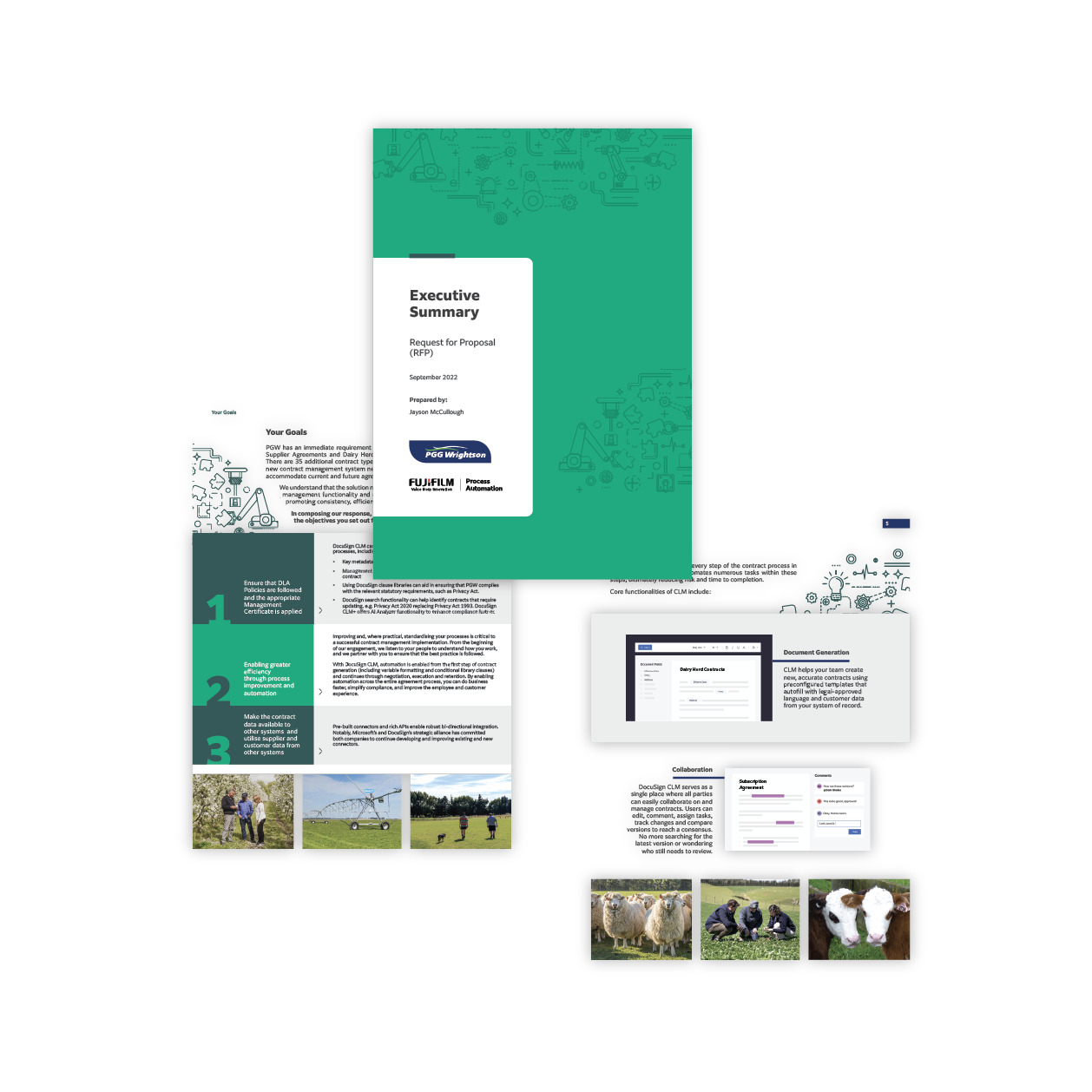 B2B content & sales collateral preview