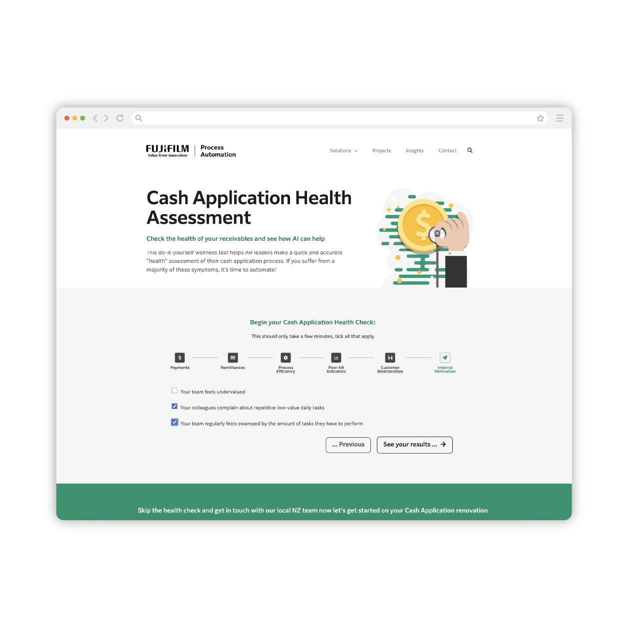 Cash-app health check