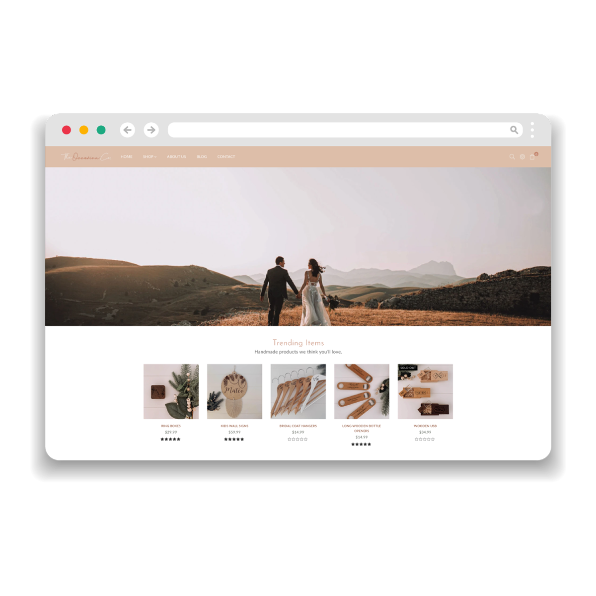 The Occasion Co. Homepage